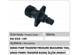 Denso Pompa Transfer Basınç Ölçüm Aparatı